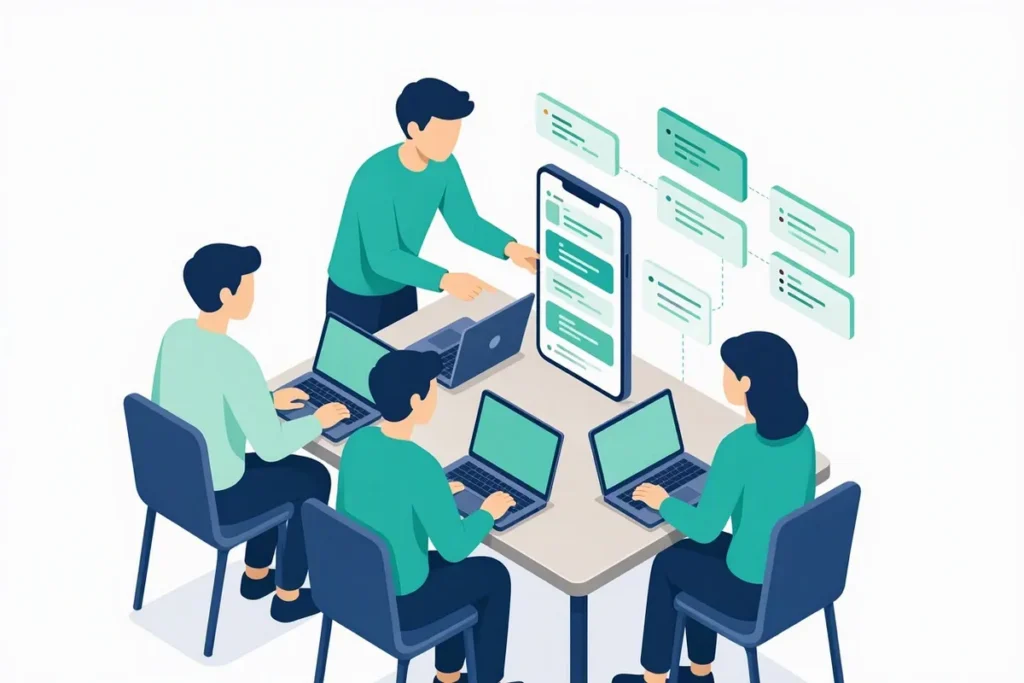 Build vs buy KYC verification: a developer team weighing building their own checks against using an API